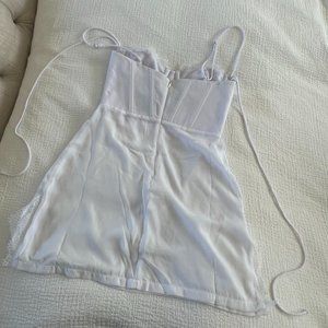 Move Along Mini Dress White